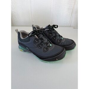 Ahnu Sugarpine Waterproof Hiking Shoes Womens 6.5 Grey Mint Green